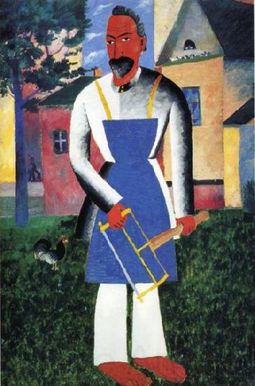 Kazimir Malevich On Vacation Spain oil painting art